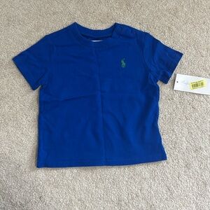 Ralph Lauren blue tshirt. Size 9 months